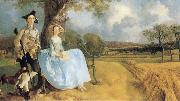 Thomas Gainsborough Robert Andrews and his Wife Frances oil on canvas